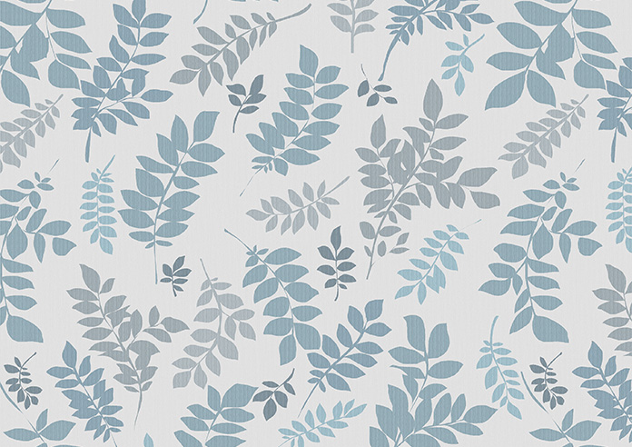 Breezy Leaves, Blue Hues - Roller Blind - Image 6